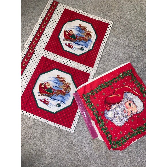 Christmas Santa Clause Pillow Sewing Patterns - Picture 1 of 4